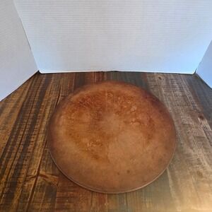 Home and Garden Party Ltd Stoneware Pizza Stone Round 14 inch C1601 10284 Tan